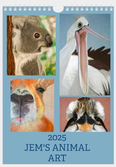 Animal Calendar - 2025 Printed Australian Animals