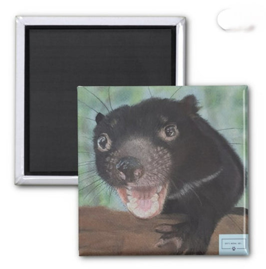 Animal Magnets- The Tasmanian Devil - Printed Australian Animals