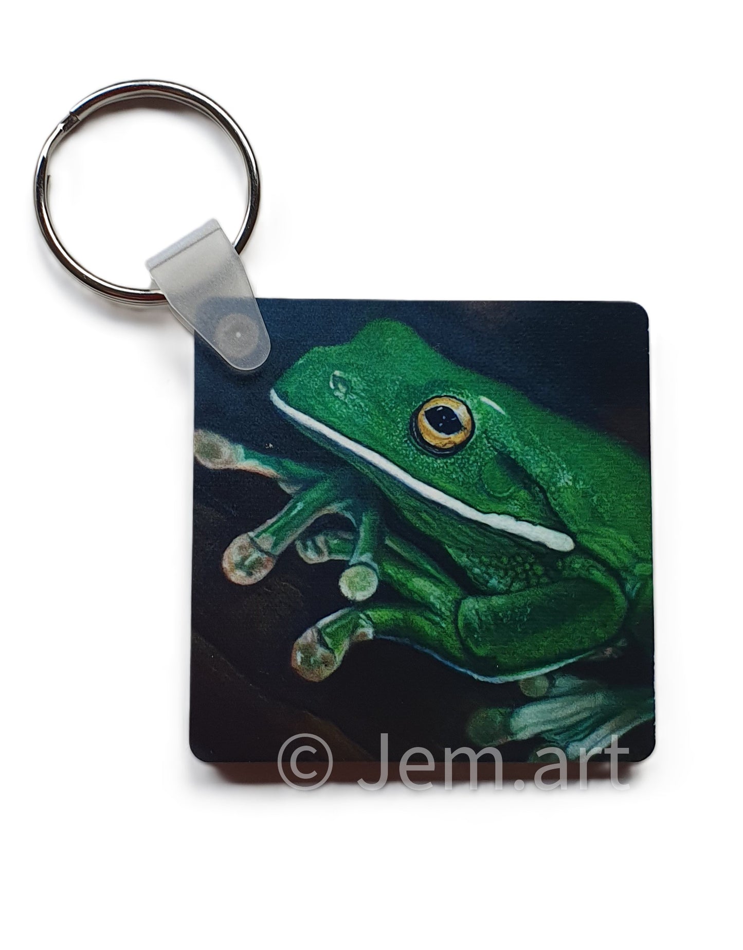 Animal Keyring- The Frog - Printed Australian Animals