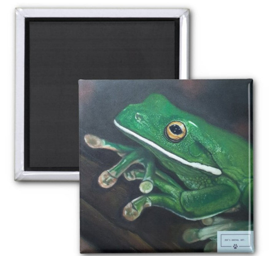 Animal Magnets- The Frog- Printed Australian Animals