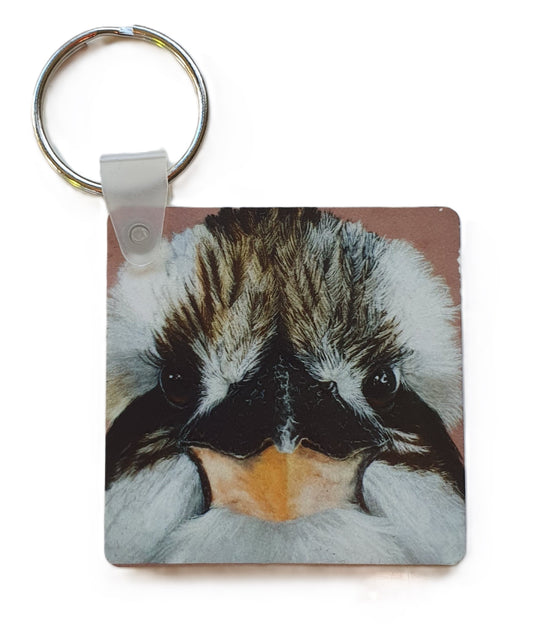 Animal Keyring- The Kookaburra - Printed Australian Animals